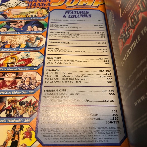 Shonen Jump Manga Magazine Feb & March 2004, issue 14 & 15 Hiroyuki Yugioh - Picture 3 of 8
